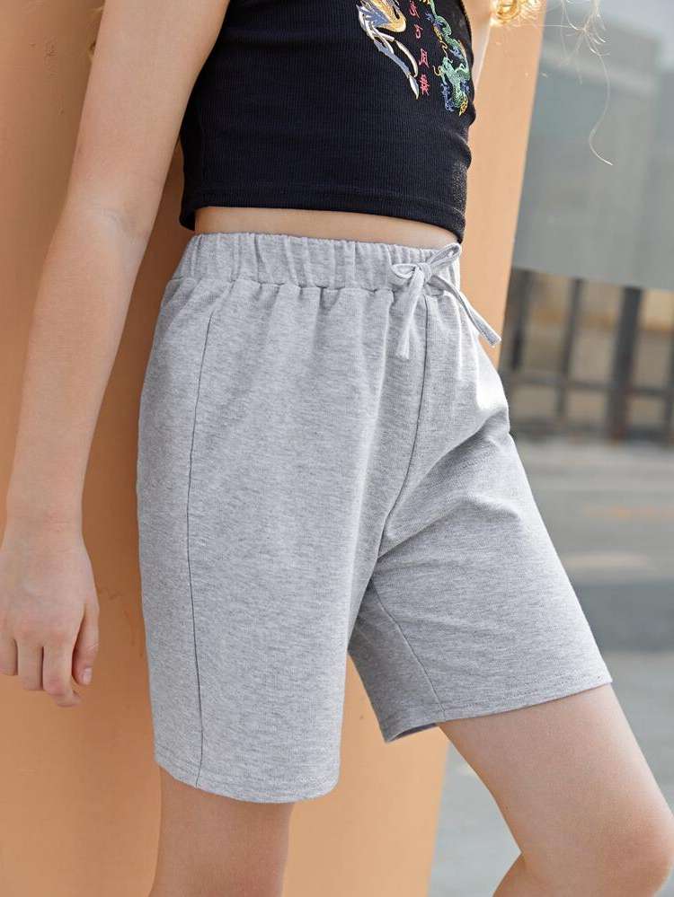  Regular Fit Sporty Girls Shorts 5024