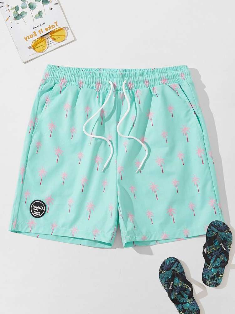  Drawstring Vacation Tropical Men Clothing 2950