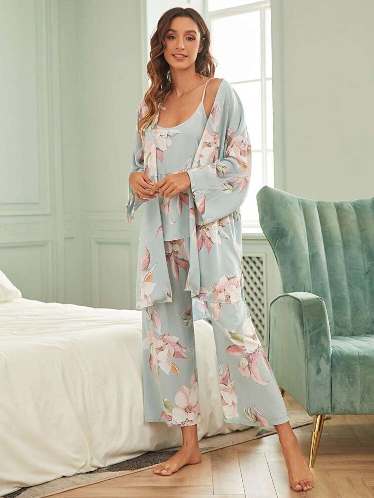  Mint Green Floral Underwear  Sleepwear 659