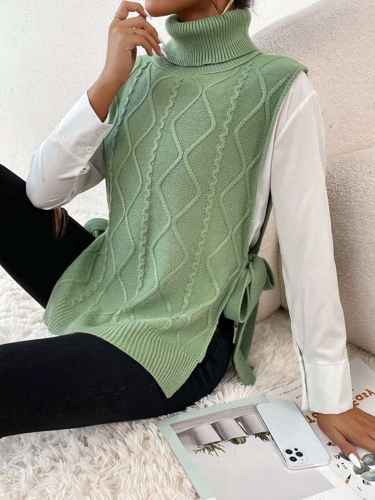 Mint Green Regular Plain Women Clothing 9756