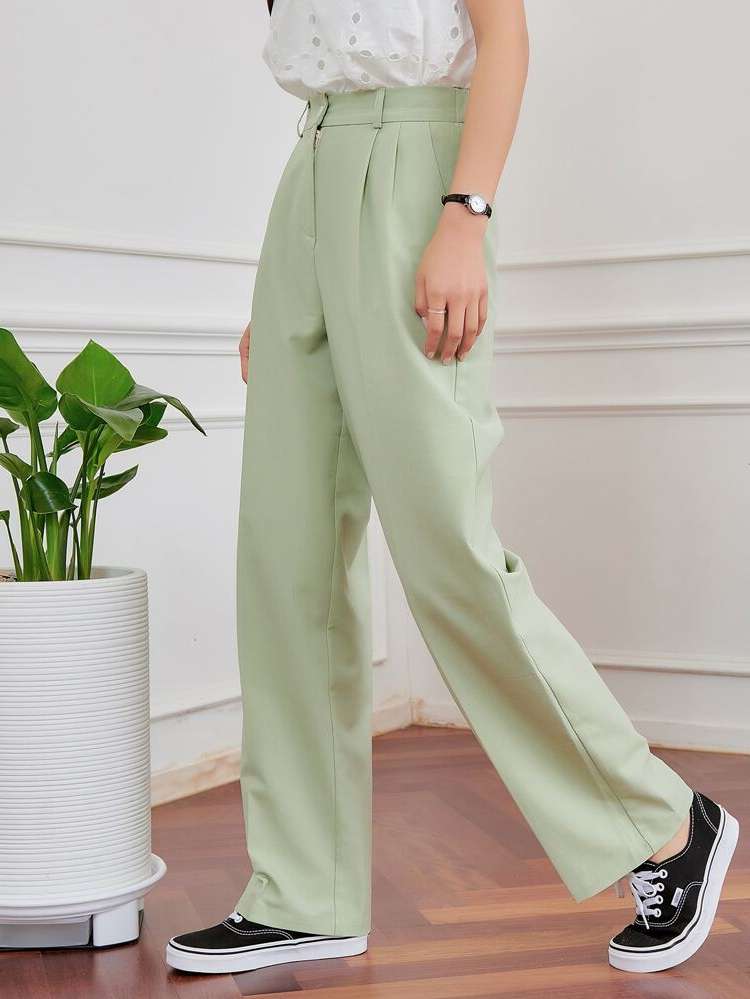  Long Regular Fit Women Suit Pants 2733