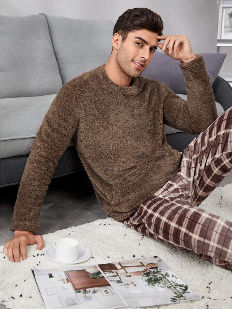  Long Sleeve  Men Loungewear Tops 9553