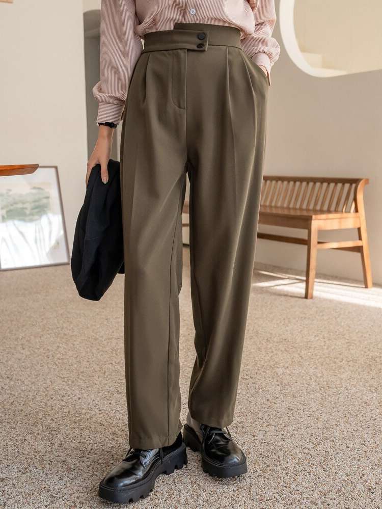 Long  Women Suit Pants 9814