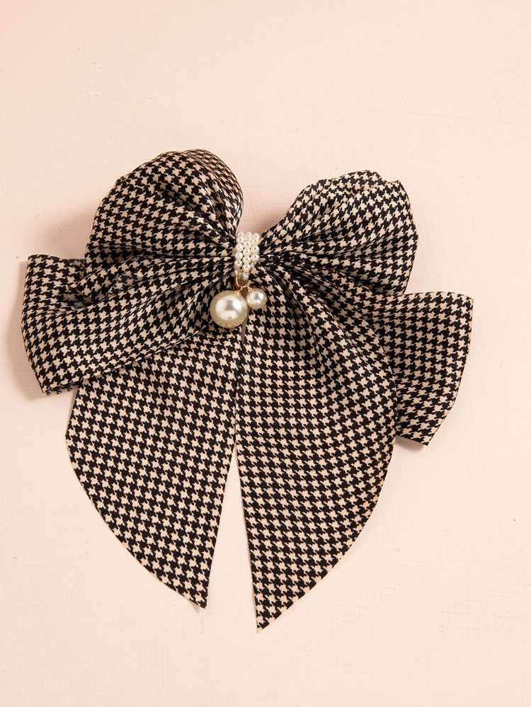  Bow Houndstooth Apparel Accessories 4467