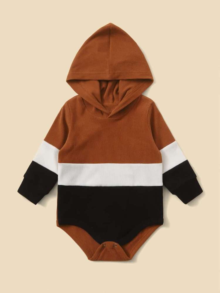 Long Sleeve  Button Baby Bodysuits 4886