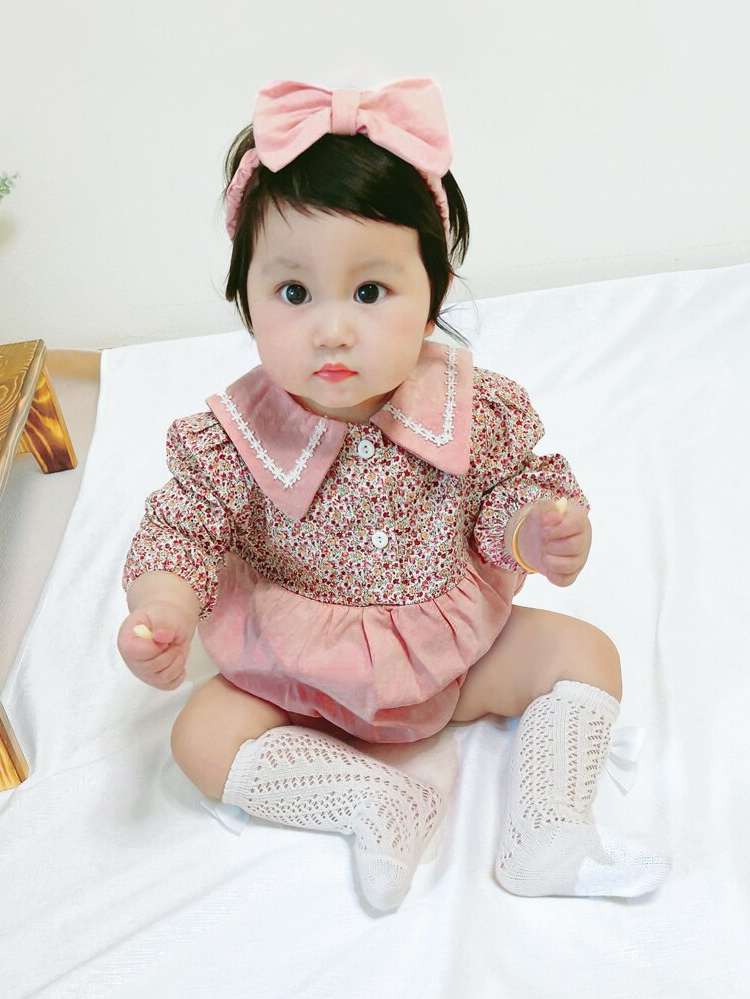  Long Sleeve Multicolor Baby Bodysuits 802