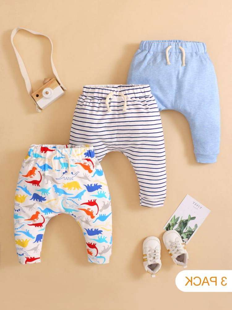 Dinosaur  Multicolor Baby Bottoms 7435