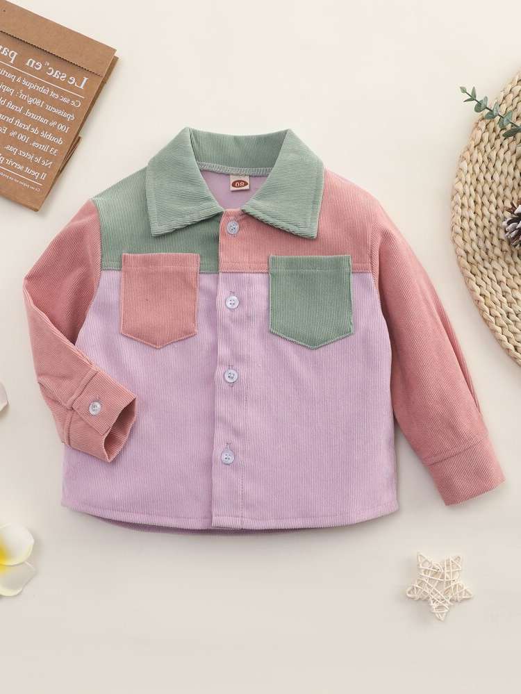 Pocket Regular Fit Long Sleeve Baby  Mom 5265