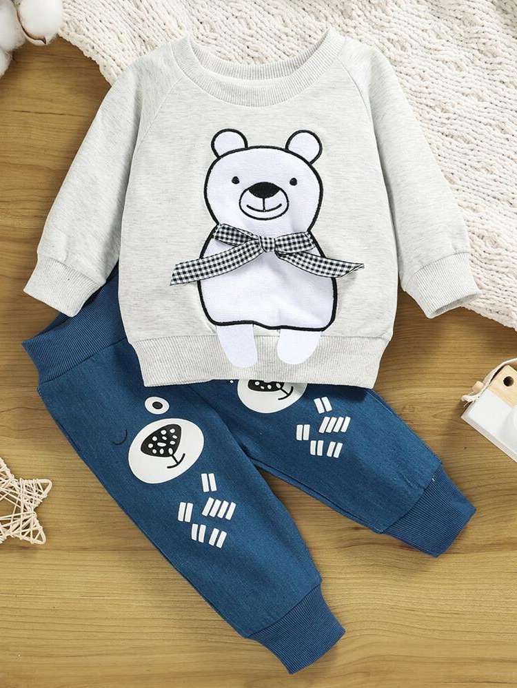  Multicolor Bow Cartoon Baby Clothing 296