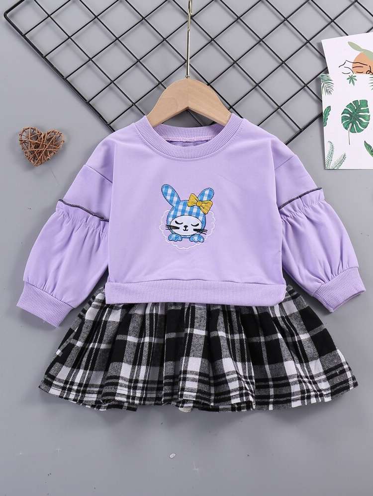 Multicolor Cartoon Long Sleeve Regular Fit Baby Sweatshirts 756