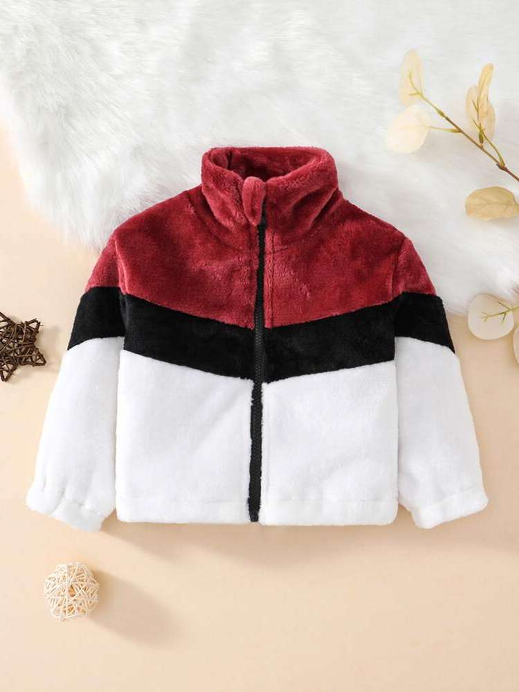 Casual Long Sleeve Regular Colorblock Baby Clothing 589