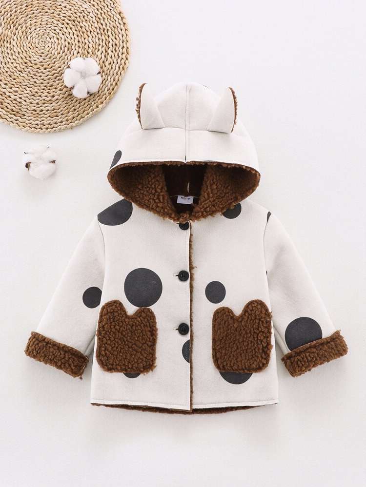 Multicolor Regular Long Sleeve Baby Jackets  Coats 8171