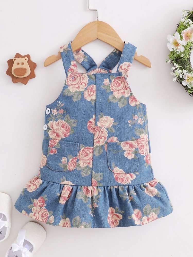 Button  Multicolor Baby Denim 3086