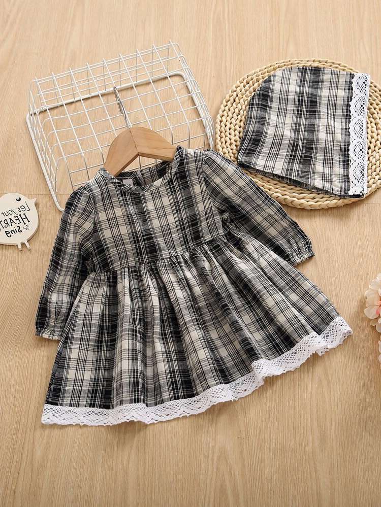 Multicolor Contrast Lace Regular Fit Baby Clothing 2370