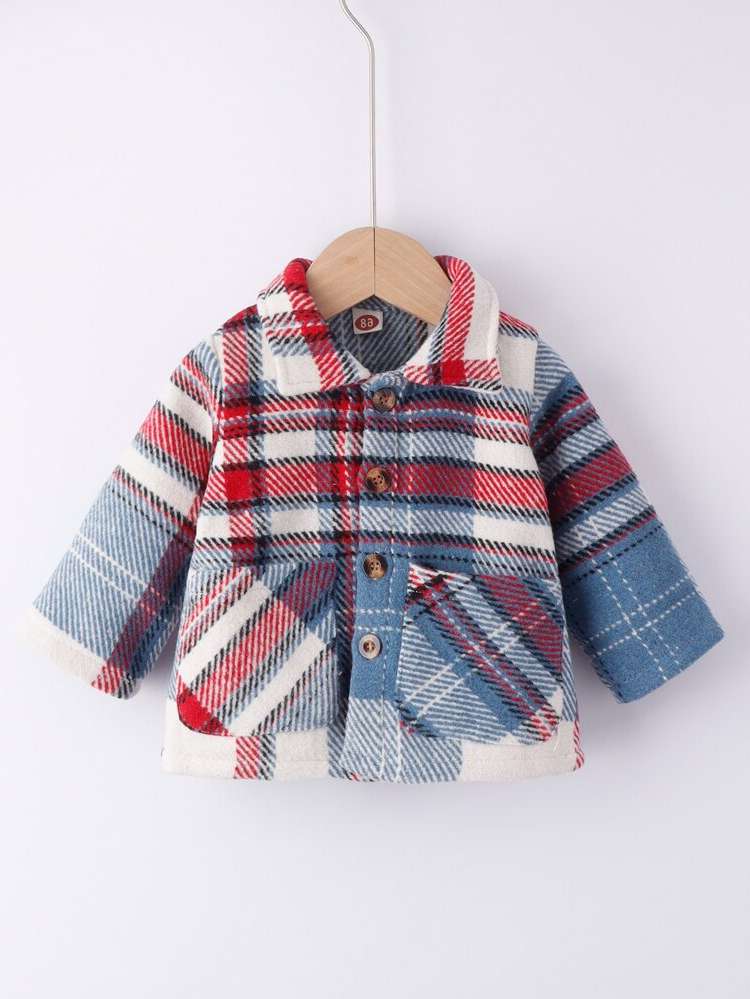 Regular Fit Collar Button Front Casual Baby  Mom 5112