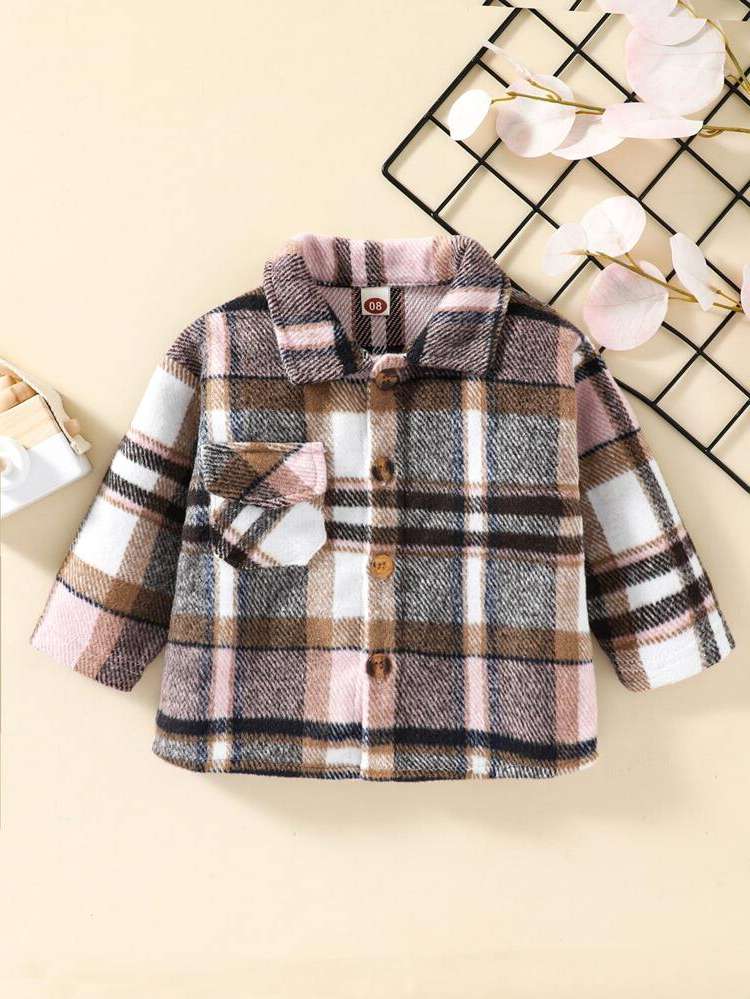  Collar Casual Multicolor Baby Jackets  Coats 7282