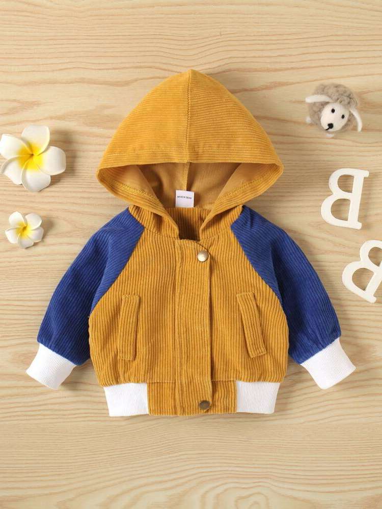 Colorblock  Regular Fit Baby Jackets  Coats 3463