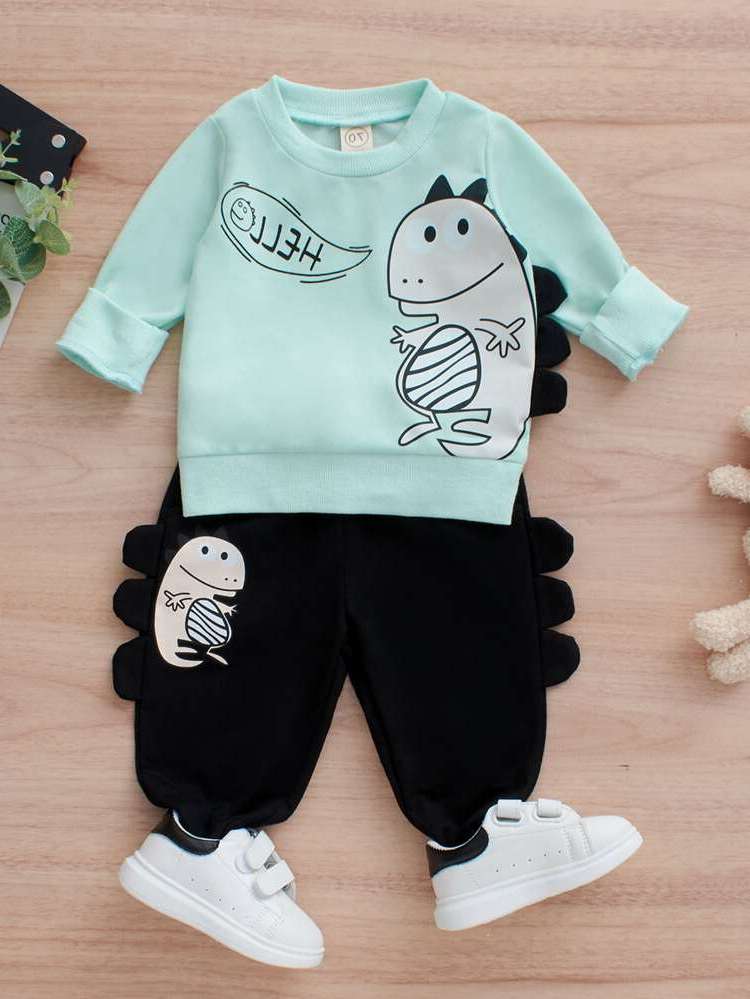  Long Sleeve Regular Fit Multicolor Baby Sets 265