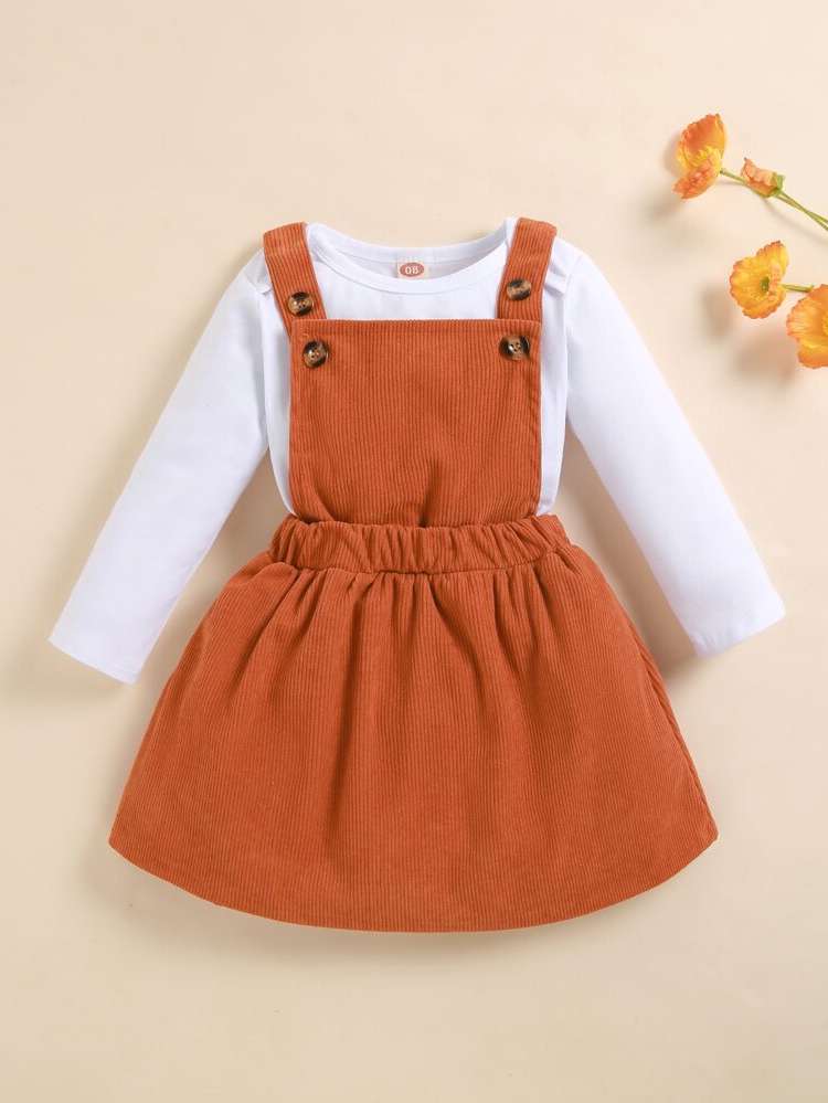  Round Neck Casual Long Sleeve Baby Sets 1329