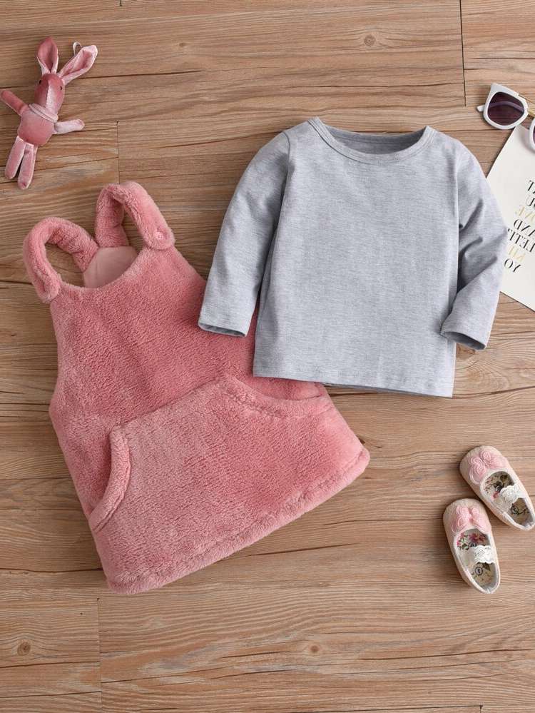 Regular Fit Long Sleeve Colorblock Baby Clothing 5573