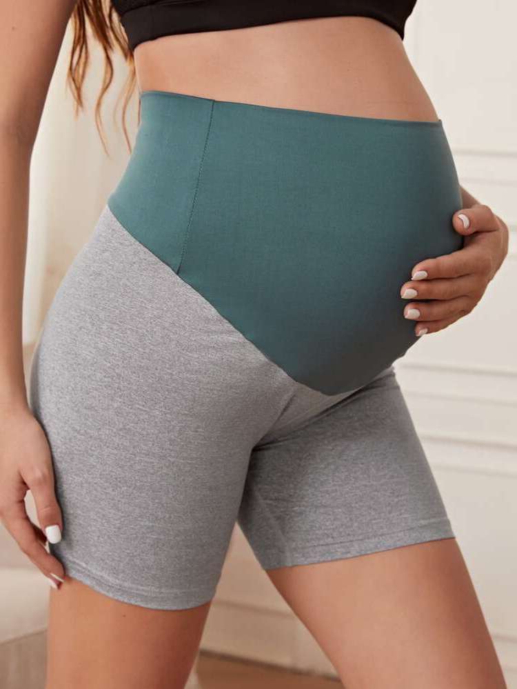   Multicolor Maternity Bottoms 897