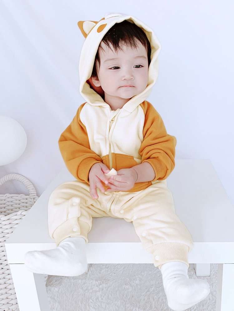  Multicolor Hooded Baby  Mom 6591