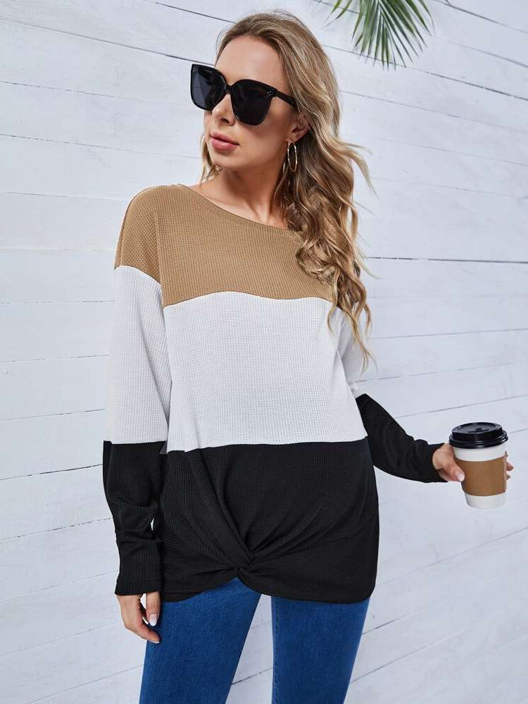  Regular Casual Long Sleeve Maternity Tops 249