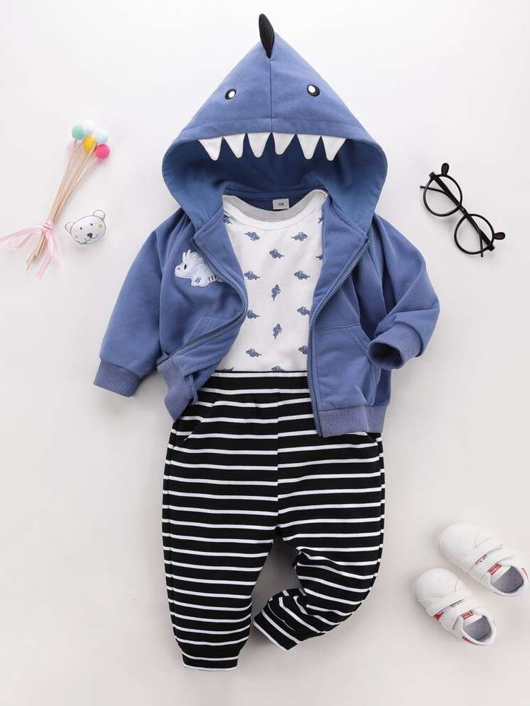  Long Sleeve Cute Baby Sets 6608