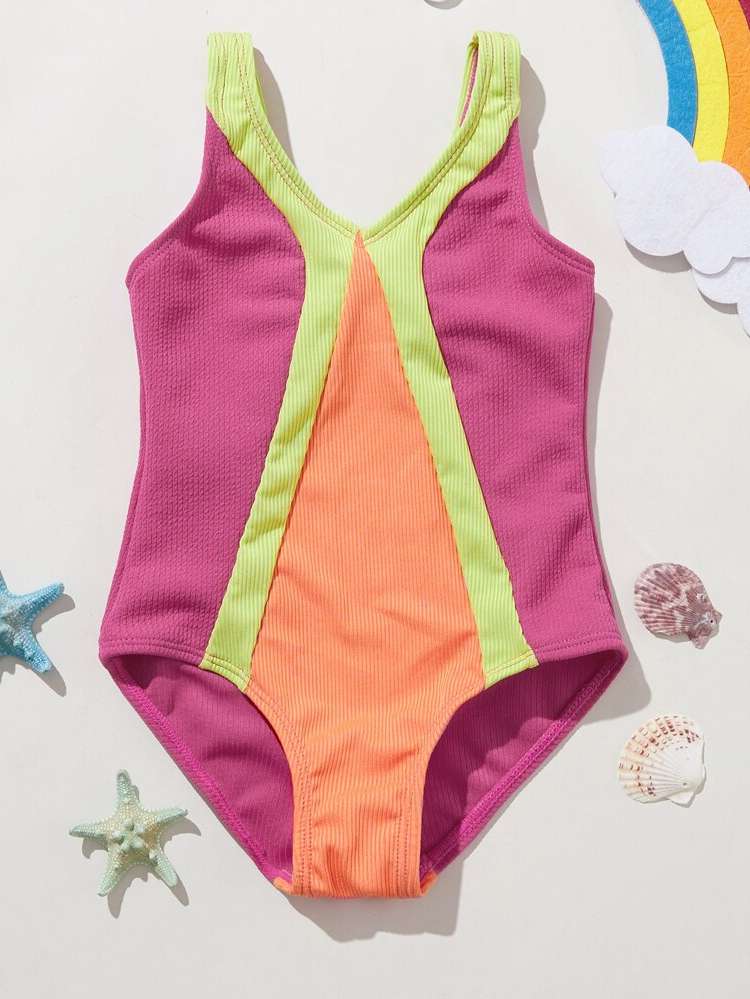  Colorblock Boho Baby Clothing 7065