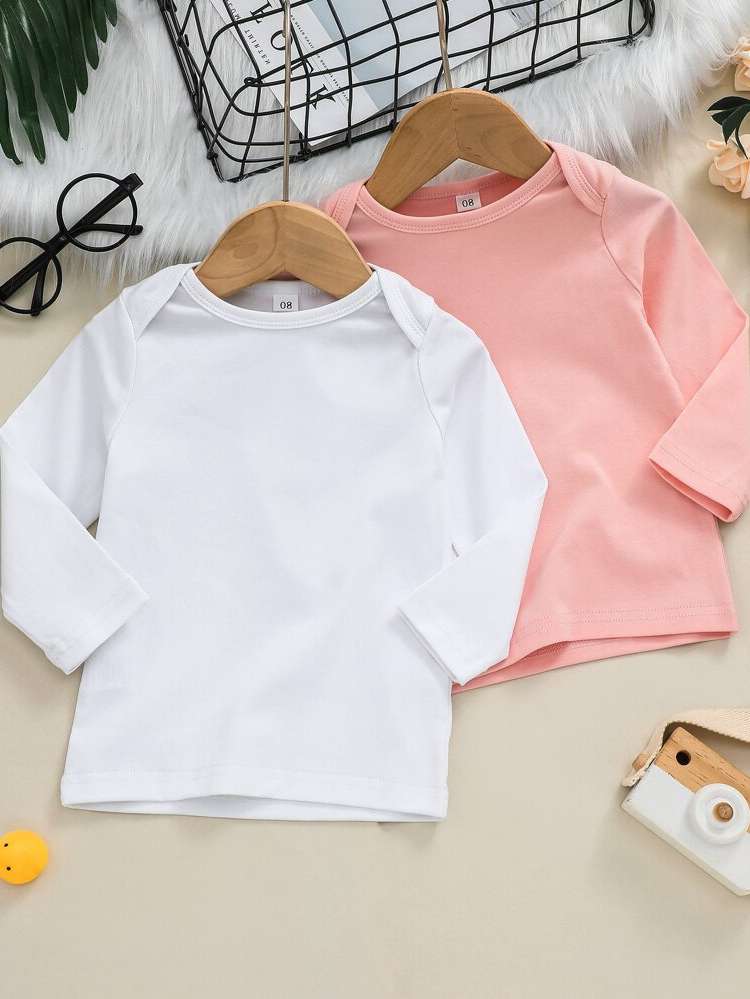   Plain Baby Tops 2563