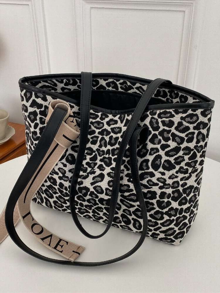 Fashionable Leopard Women Tote Bags 7604