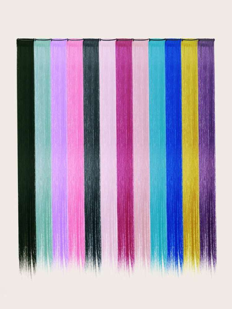   Multicolor Synthetic Hair Wigs 2175