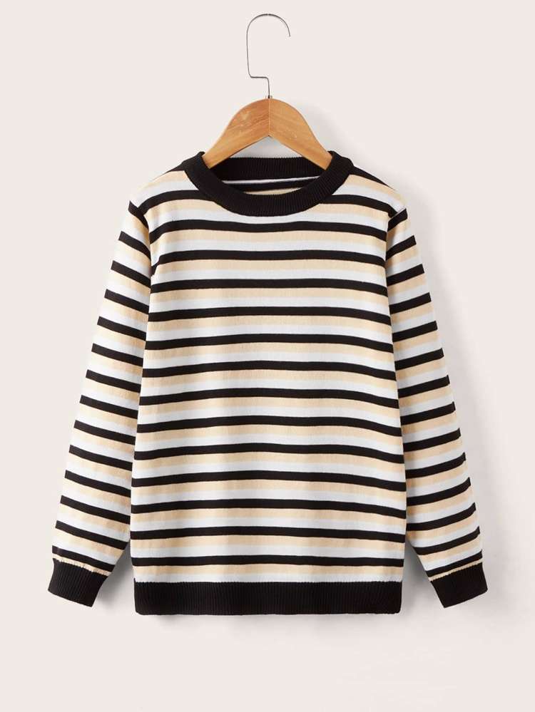 Striped Casual Multicolor Regular Kids Clothing 3611