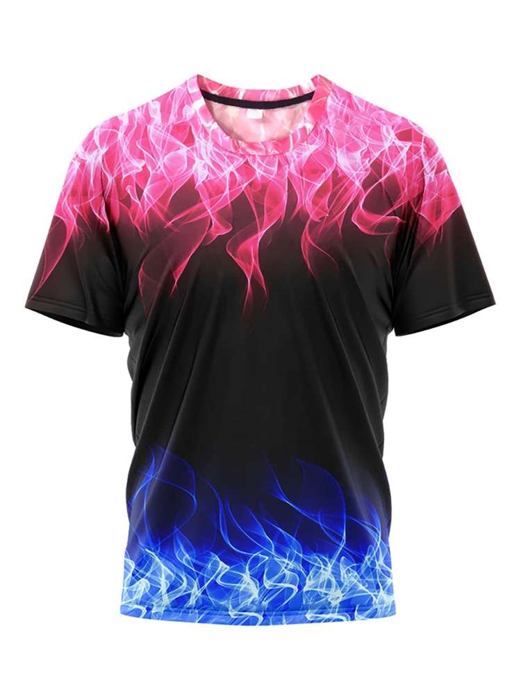  Regular Fit Fire Short Sleeve Kids Clothing 187