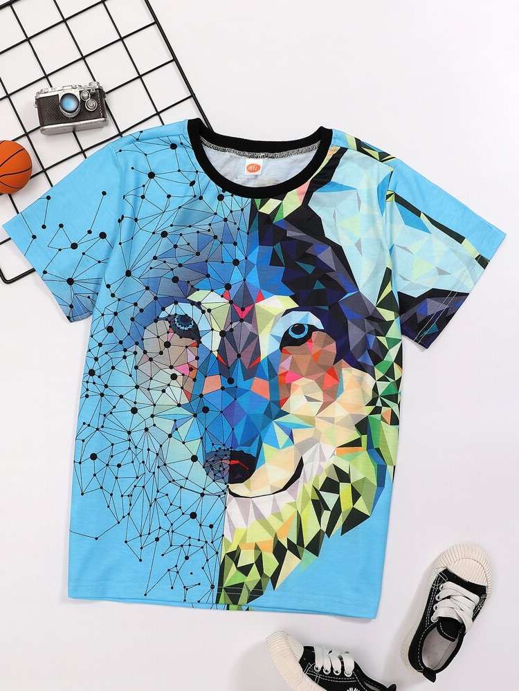 Casual Multicolor Regular Boys T-Shirts 6275