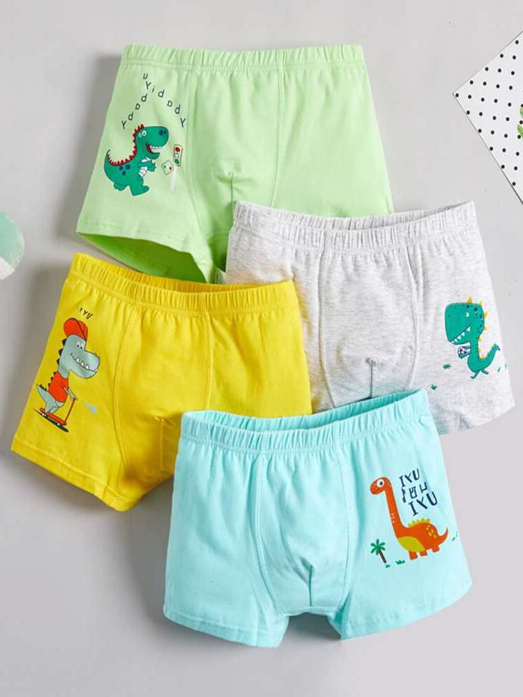 Letter Multicolor Boys Underwear 6795