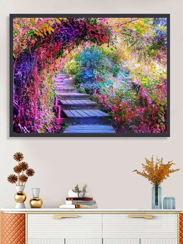 Multicolor  Landscape Print Home Entertainment 3582