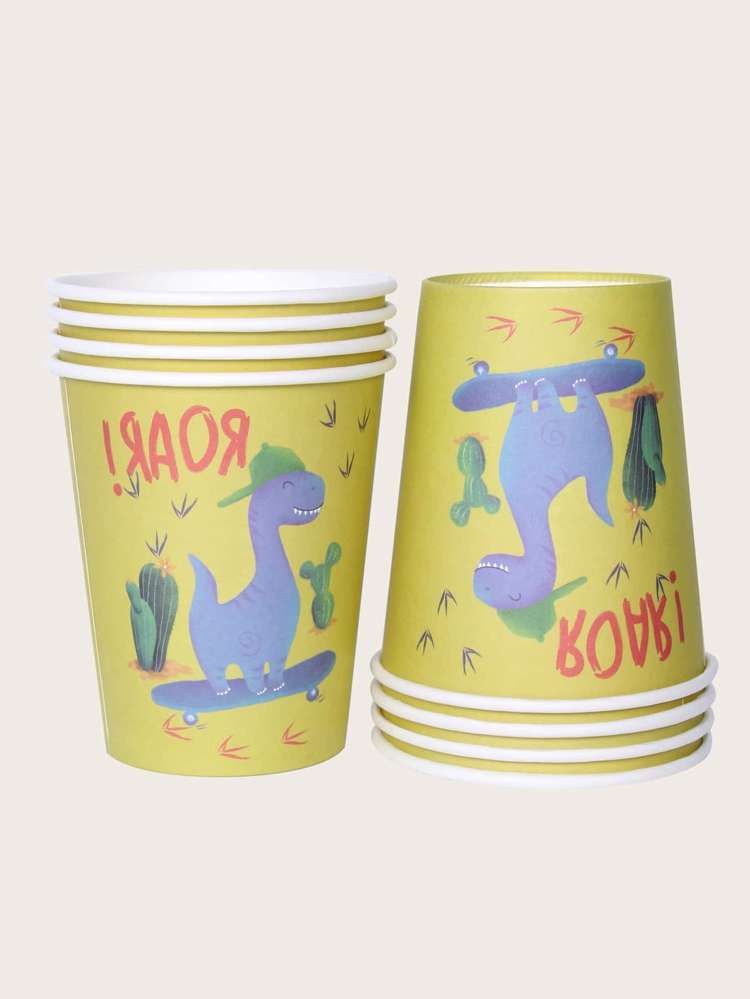 Cartoon  Multicolor Disposable Cups 1578