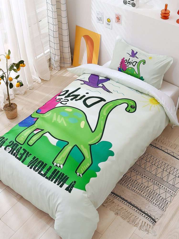 Multicolor  Cartoon Duvet Covers Sets 5030