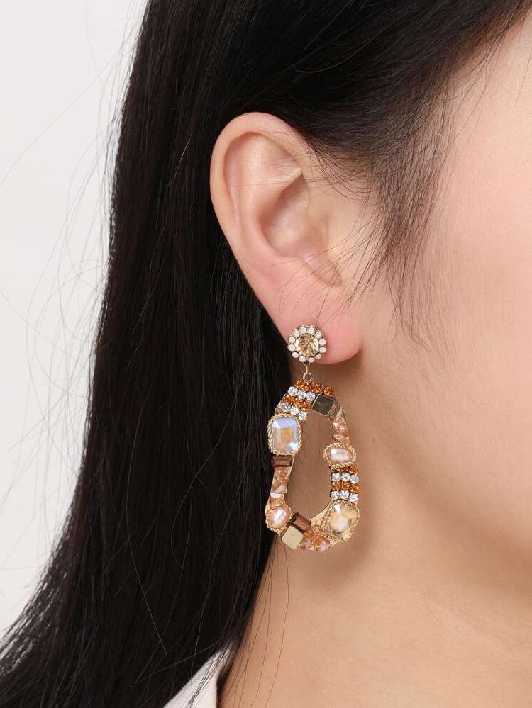  Rhinestone  Fine Earrings 4670