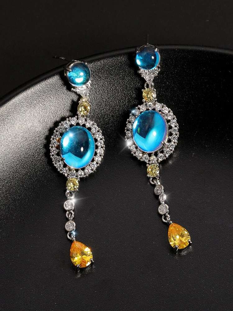 Gemstone  Glamorous Fine Earrings 2271