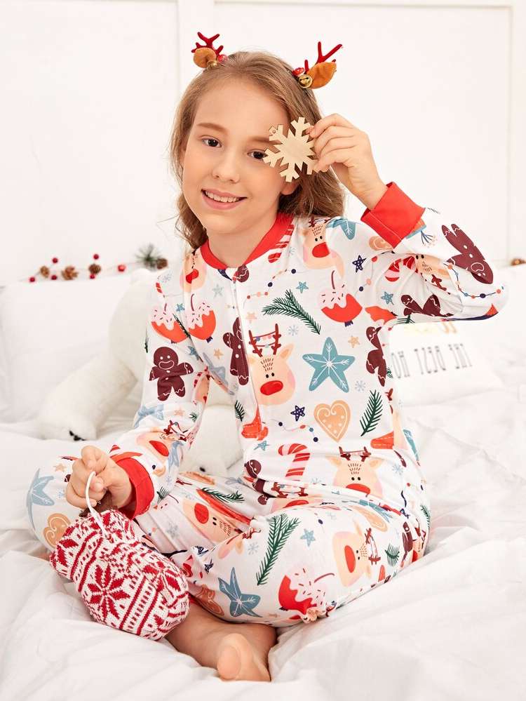  Long Sleeve Multicolor Kids Underwear  Sleepwear 6403