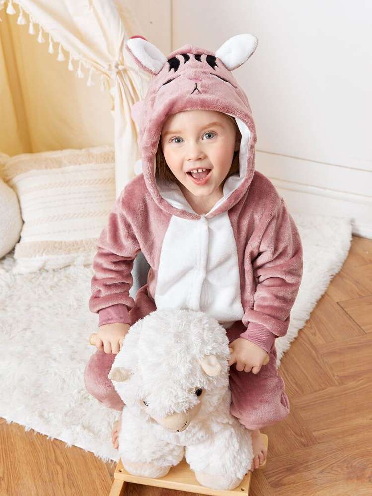 Cartoon Long Sleeve Cute Multicolor Girls Loungewear 5239