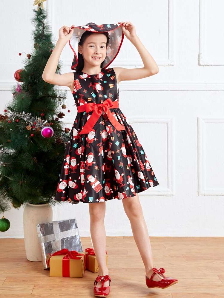  Sleeveless Short Girls Partywear 4677