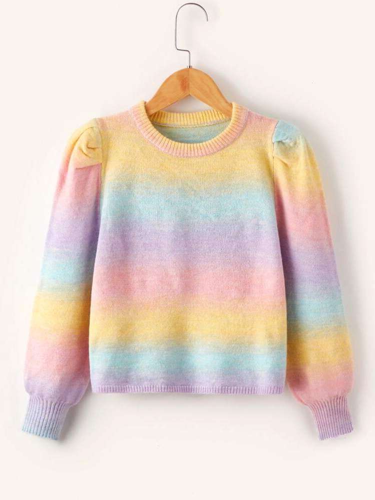 Casual Long Sleeve Round Neck Regular Fit Kids Clothing 5964