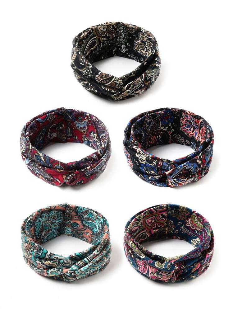  Boho Paisley Multicolor Apparel Accessories 2689