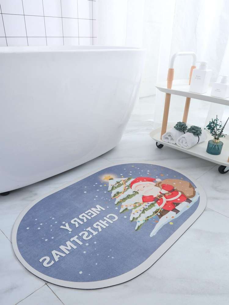  Christmas  Bath Rugs 2283