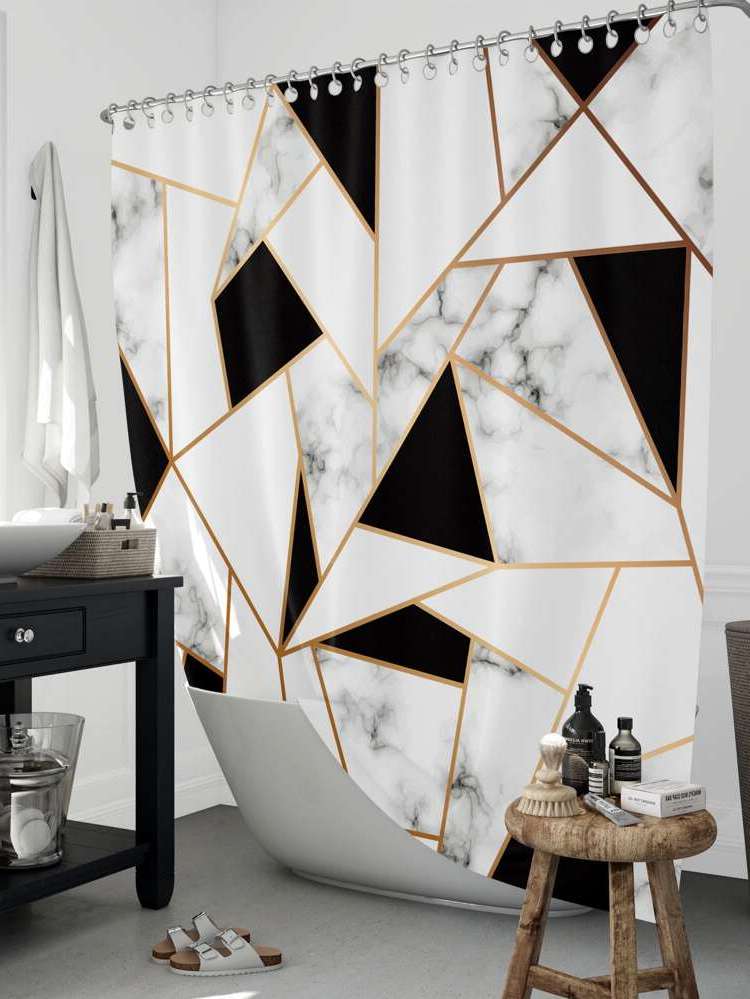  Geometric Multicolor Bathroom 1186