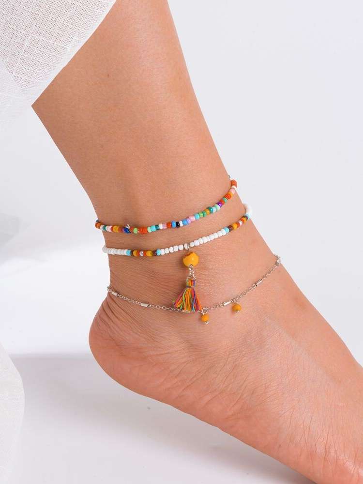  Multicolor Tassel Jewelry 4042