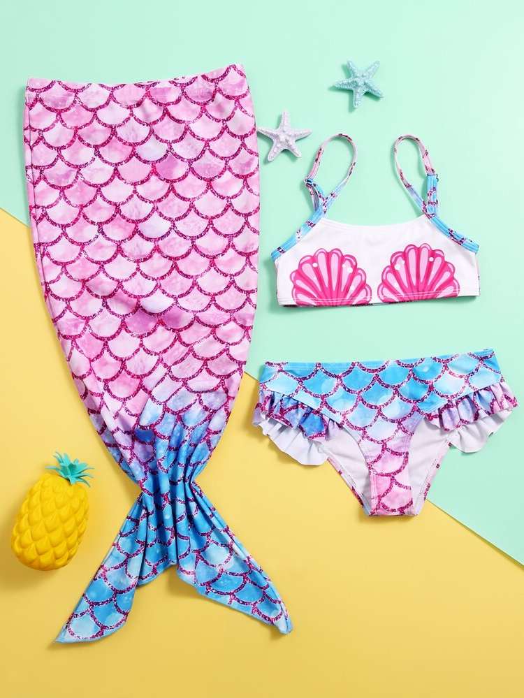   Cute Toddler Girls Beachwear 400